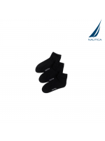 מארז 3 זוגות גרבי כותנה נמוכים שחור מידה 43-46