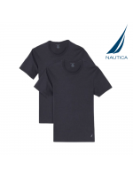 נאוטיקה – מארז 2 חולצות V לגבר L שחור