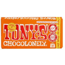 טוניס' שוקולד חלב עם שברי קרמל מלוח 180 גרם