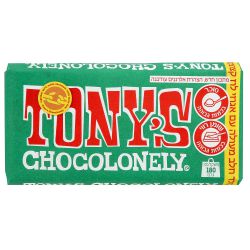 טוניס' שוקולד חלב עם אגוזי לוז קצוצים 180 גרם