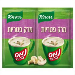 מרק נמס בכוס פטריות 43 גרם 2 שקיות