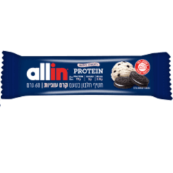 אול אין  חטיף חלבון אקסטרא קרם עוגיות 60 גרם