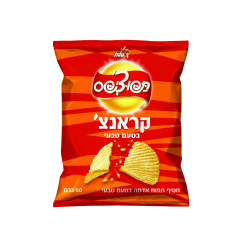 תפוצ'יפס קראנצ' טבעי 50 גרם