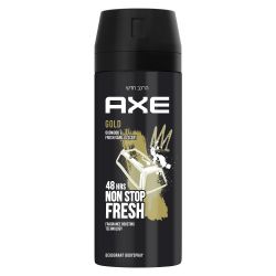 אקס דאודורנט ספריי גוף גולד 150 מ