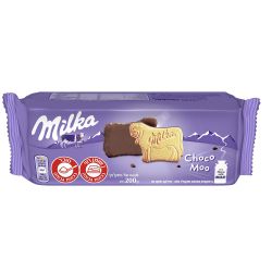 מילקה מוו ביסקוויט מצופה 200 גרם