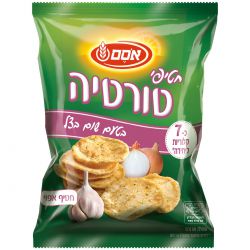 חטיפי פריכונים טורטיה שום בצל 60 גרם