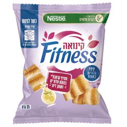 פיטנס חטיף קינואה מלח ים ושמן זית 25 גרם