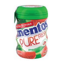 מנטוס מסטיק בקבוק מעוגל טעם אבטיח 60 גרם