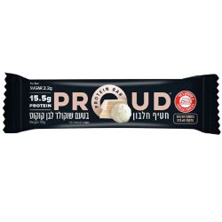 פראוד חטיף חלבון שוקולד לבן קוקוס 50 גרם