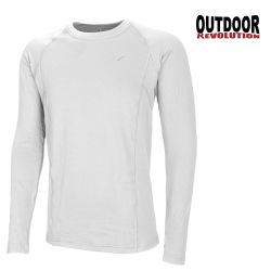 חולצה תרמית WARM UP גברים לבן XXL