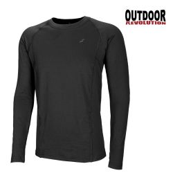 חולצה תרמית WARM UP גברים שחור מידה M