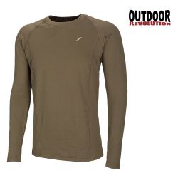 חולצה תרמית WARM UP גברים זית מידה S