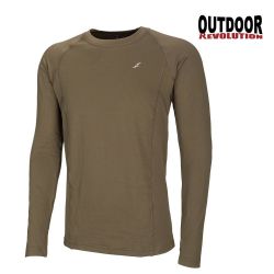 חולצה תרמית WARM UP גברים זית מידה L