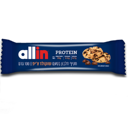 אול אין חטיף חלבון שוקוצ'יפס  100 גרם