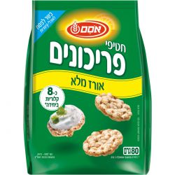 חטיפי פריכונים בטעם טבעי 80 גרם