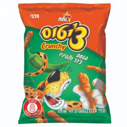 צ'יטוס קראנץ' צ'דר חלפיניו 80 גרם